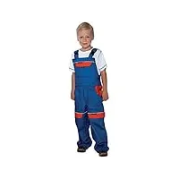 ardon enfants bavoir et pince salopette combinaison pantalon de travail enfants pour enfant des combinaisons - bleu/rouge - 4 uk - 104 eu