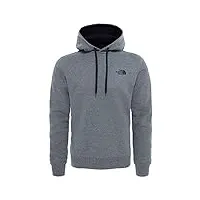 the north face men's seasonal drew peak pullover hoodie homme tnfmdgyhr/tnfbk fr: s (taille fabricant: s)