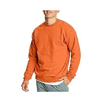 hanes sweat-shirt unisexe - orange - x-large
