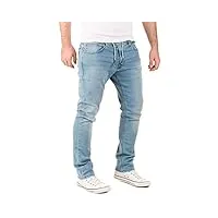 wotega noah - jogging en jean - pantalon de jogging slim fit pour homme - jeans de jogging pour homme, bleu (blue shadow 3r4020), w32/l34