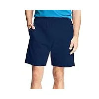 hanes short à poches en jersey pour homme, bleu marine, 3x