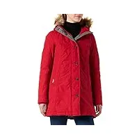 camel active womenswear 310170 - manteau - femme - rouge (racing red 51) - 34