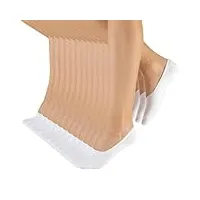 calzitaly 6/12 paires protège pied invisible unisexe, chaussettes invisibles en coton, protège pieds en coton, socquettes homme, made in italy (43-46, 12 paires - blanc)