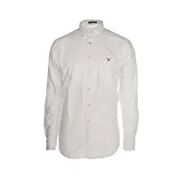 gant reg shirt bd chemise oxford boutonnée regular, white, xxl homme