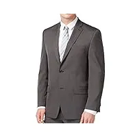 michael kors mens two button notch-collar blazer gray 40