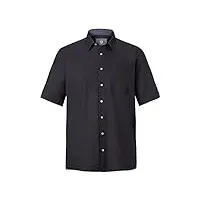 jan vanderstorm homme chemise meino noir 3xl (xxxl) - 47/48