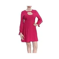 nanette lepore femme 533-4705 robe - rose - 36