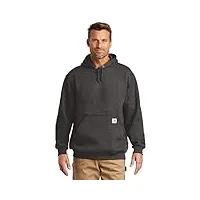 carhartt midweight hooded sweatshirt sweat à capuche, carbon heather, xl pour des hommes