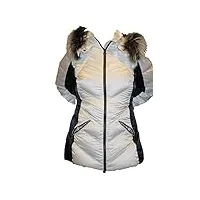 sportalm kitzbühel feathercraft manteau femme taille 40 l blanc bleu