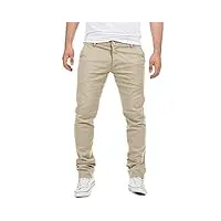 yazubi - pantalon chino pour homme dustin - pantalon chino pour hommes - pantalon en coton, beige (plaza taupe 161105), w34/l38