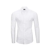 kayhan homme chemise, langarmhemd a.l.t white (l)