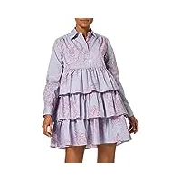 paul & joe sister 7ninon robe, violet (lilas/lilac 91), 40 (taille fabricant: 38) femme