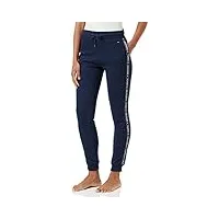 tommy hilfiger pantalon de jogging femme sweatpants long, bleu (navy blazer), xs