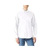 gant homme chemise casual, coupe régulière, coton, blanc (white 110), m