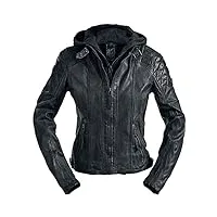 gipsy chasey femme veste en cuir noir xxl 100% cuir regular/coupe standard