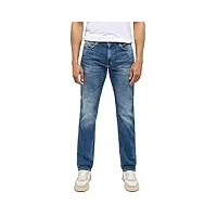 mustang oregon tapered k jean fuseau, bleu (medium bleach), w34/l30 (taille fabricant: 34/30) homme