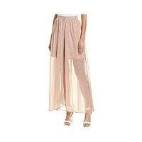 french connection elao, jupe femme, rosa (teagown multi pink), m (taille fabricant: 12)
