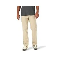 lee – pantalon cargo pour homme performance series - beige - 42w x 30l