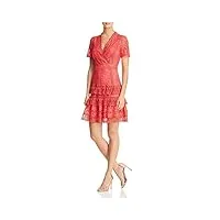 french connection robe en dentelle pour femme - rose - 32