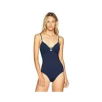 seafolly quilted maillot de bain une pice, bleu indigo, 36 femme