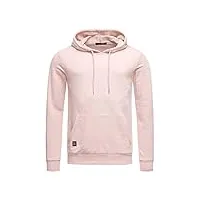 redbridge sweat à capuche sweatshirt avec poche frontale pull de base large gamme de couleurs rose m