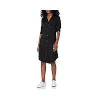 roxy - - robe à smocks tomini bay pour femmes, x-small, true black
