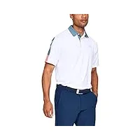 under armour playoff polo 2.0 chemise homme blanc fr : s (taille fabricant : sm)