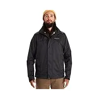 marmot precip eco jacket veste de pluie hardshell, imperméable, coupe-vent, imperméable à l'eau, respirante homme black fr: l (taille fabricant: l)