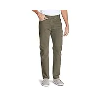 eddie bauer jeans flex pour homme - coupe ajustée - vert - 40w x 32l