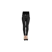 oakwood pantalon en cuir ref_cco43985 noir - noir - 34