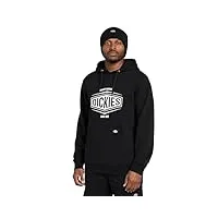 dickies rockfield hoodie sweatshirt à capuche, black, xl homme