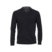 casamoda pullover, pull homme bleu (marine 135) large (taille fabricant: )