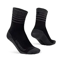 gripgrab mixte gripgrab chaussettes imperméables hiver doublées en laine mérinos chaussettes de cyclisme, noir, l eu