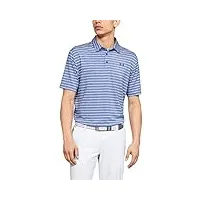 under armour playoff 2.0 chemise polo homme bleu fr : l (taille fabricant : lg)