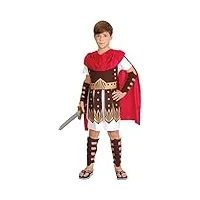 amscan 9904326 désguisements gladiateur romain pour enfants garçons 8-10 ans, white, red, brown