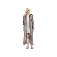 ugg womens marlow robe, charcoal, size x-small