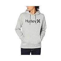 hurley m surf check one & only pullover sweat-shirt homme cool grey fr : m (taille fabricant : m)
