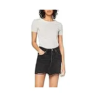 levi's deconstructed skirt, jupe femme, noir (ill fated 0027), taille unique (taille fabricant: 24)