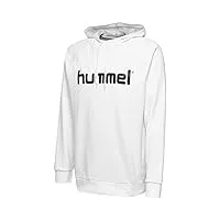 hummel homme hmlgo cotton logo hoodie sweat capuche, blanc., 3xl eu