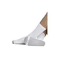 hanes homme 30-pack freshiq coussin crew chaussettes, blanc, 10–13 (taille de chaussure 6–12)
