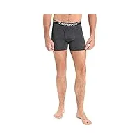 icebreaker hommes laine merino anatomica boxers with fly - sous-vêtements - jet heather, xl