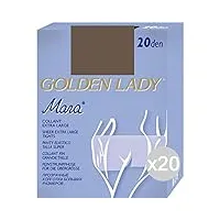 golden lady set 20 mara xl castor chaussettes collants pour femme vêtements et accessoires, multicolore, unique