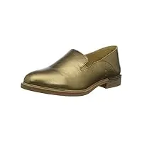 hush puppies femme bailey slip on mocassins, or (antique gold leather gold), 42 eu