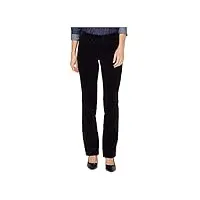 nydj women's marilyn straight leg jean with double snap closure