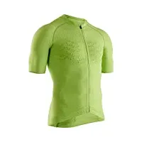 x-bionic 4.0 bike zip chemise homme, effektor green/arctic white, fr : l (taille fabricant : l)