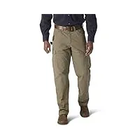 wrangler riggs workwear flannel lined ripstop ranger pant pantalon d'utilité professionnelle, écorce, 33 w/34 l homme