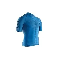 x-bionic 4.0 bike zip chemise homme, twyce blue/opal black, fr : xl (taille fabricant : xl)