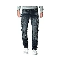 cipo & baxx jeans pour hommes cd440-bans bleu w32/l34