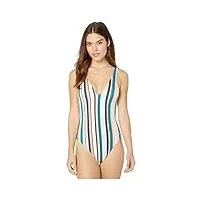 roxy maillot de bain une pièce standard milady sand fashion pour femme, mood indigo soul stripes Échantillon, taille xs