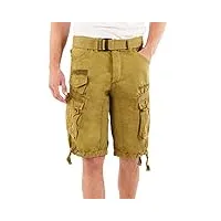 geographical norway cargo homme short people (kaki 4xl)